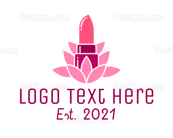 Pink Natural Lipstick Logo