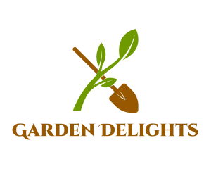 Gardening Tool Shovel  logo design