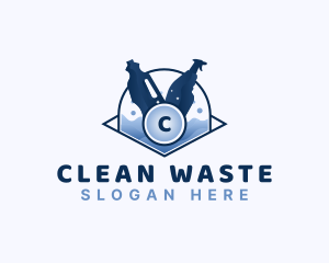 Soap Wash Cleaning Disinfect logo design