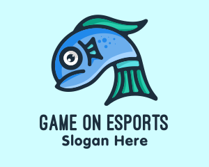 Sad Blue Fish logo