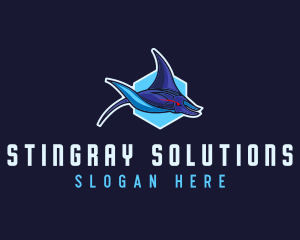 Manta Stingray Esports logo design