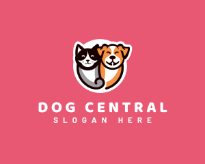 Veterinary Cat Dog logo design