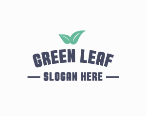 Leaf Curve Wordmark logo