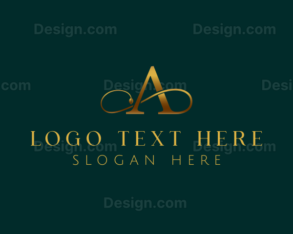 Luxury Fashion Letter A Logo