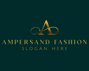 Luxury Fashion Letter A logo design