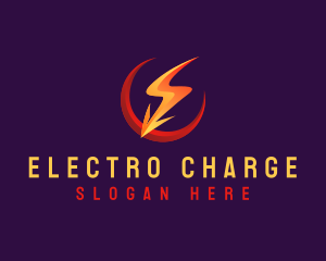 Lightning Bolt Strike logo design