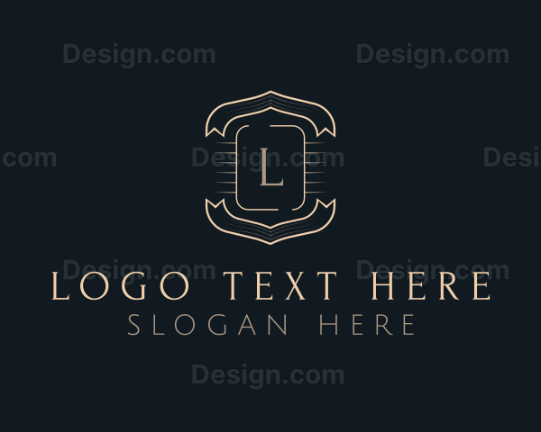 Elegant Ribbon Banner Logo