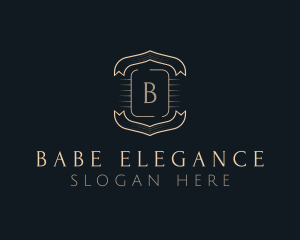 Elegant Ribbon Banner logo design