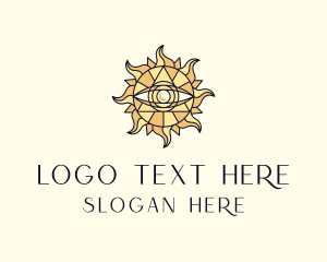 Sun Tarot Eye logo