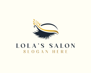 Eco Beauty Eyelash Salon logo design