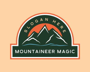 Mountain Nature Adventure logo design