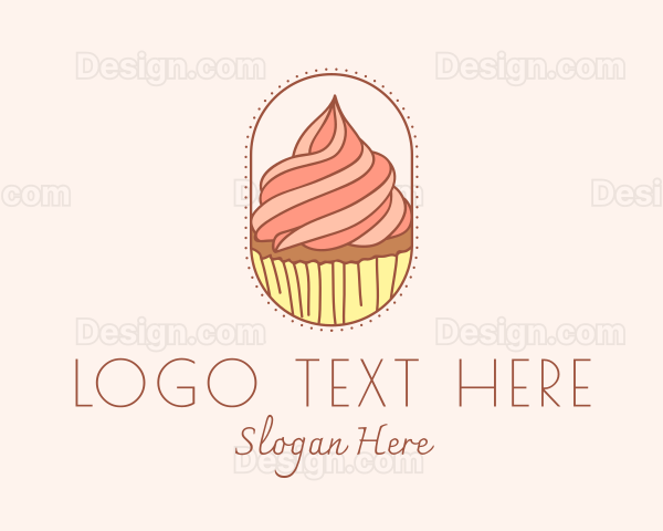 Sweet Bake Cupcake Logo