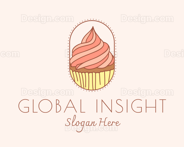 Sweet Bake Cupcake Logo