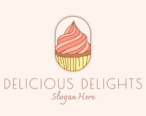 Sweet Bake Cupcake logo design