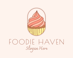 Sweet Bake Cupcake logo design