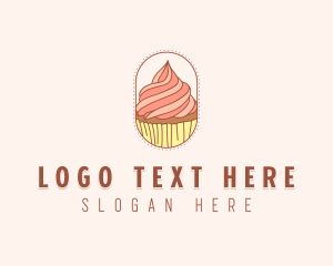 Sweet Bake Cupcake Logo