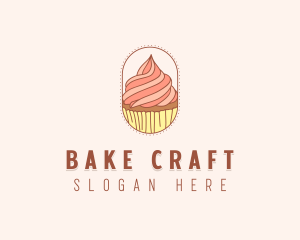 Sweet Bake Cupcake logo design