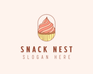 Sweet Bake Cupcake logo design