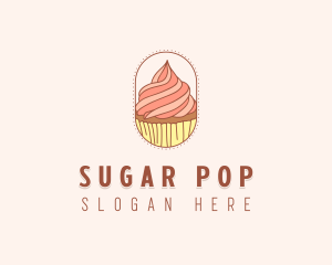 Sweet Bake Cupcake logo design