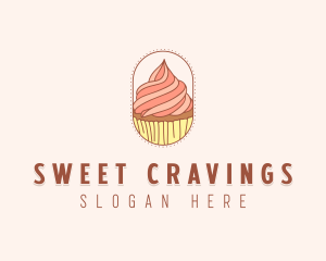 Sweet Bake Cupcake logo design