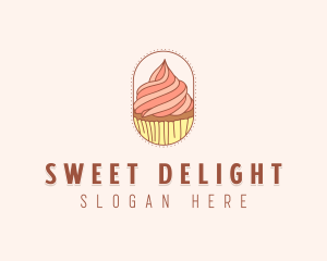 Sweet Bake Cupcake logo design