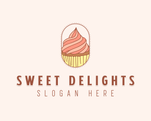 Sweet Bake Cupcake logo design