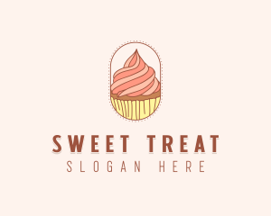 Sweet Bake Cupcake logo design