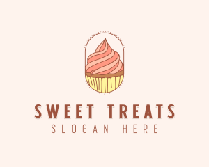 Sweet Bake Cupcake logo design