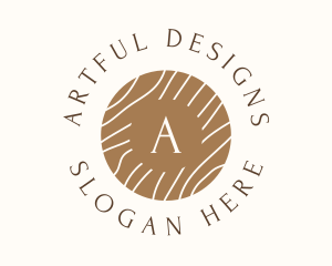 Wood Interior Design Boutique logo design