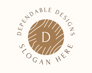 Wood Interior Design Boutique logo design