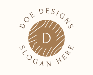 Wood Interior Design Boutique logo design