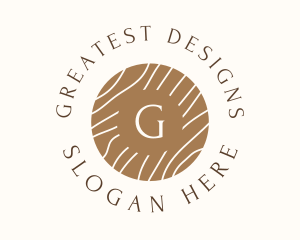 Wood Interior Design Boutique logo design