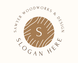 Wood Interior Design Boutique logo design