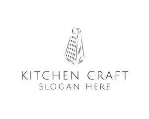 Grater Kitchen Utensil logo design