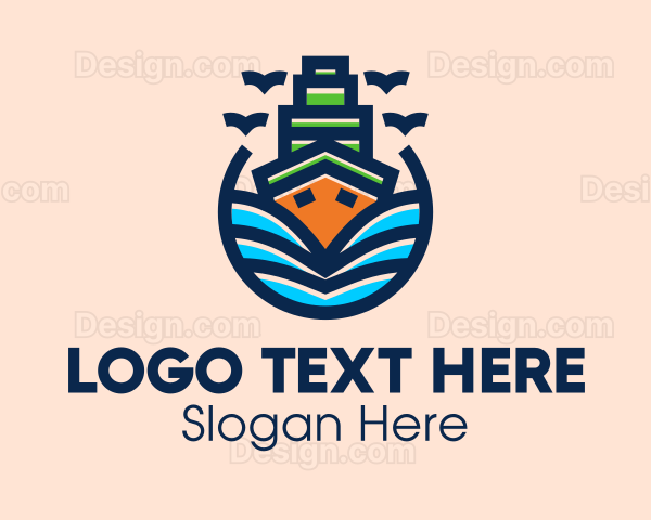 Big Boat Ship Logo