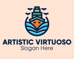 Big Boat Ship logo design