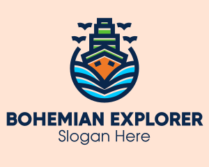 Big Boat Ship logo design