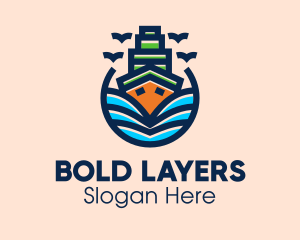 Big Boat Ship logo design