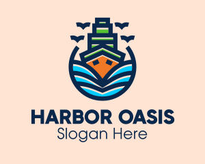 Big Boat Ship logo design