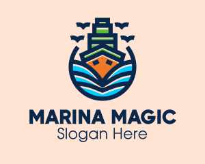 Big Boat Ship logo design