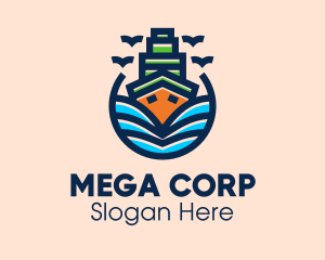 Big Boat Ship logo design