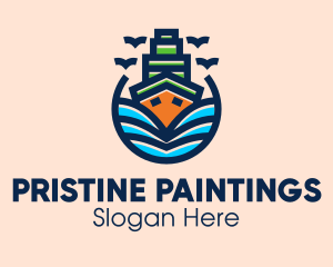 Big Boat Ship logo design