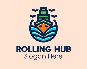 Big Boat Ship logo design