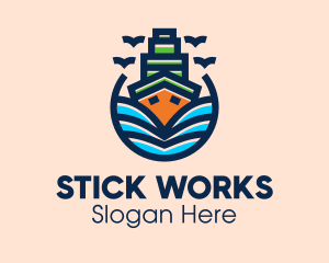 Big Boat Ship logo design