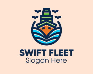 Big Boat Ship logo design