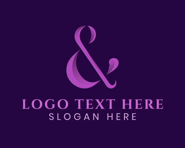 Typography logo example 1