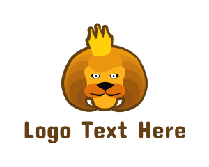 Cartoon - Royal Lion Cartoon logo design