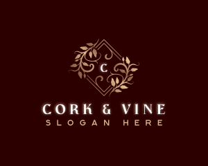 Elegant Vine Garden logo design