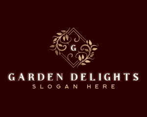 Elegant Vine Garden logo design