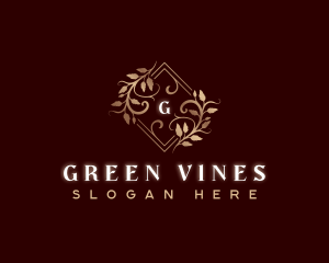 Elegant Vine Garden logo design